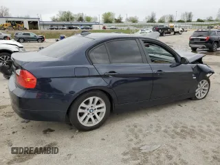 2006 BMW 3 Series 325xi with VIN WBAVD13536KV06357, listed as a Copart auction lot 51684215 with 153,389 mi miles and Salvage Title. Bid and sale history available at carsss.com. Image 3.