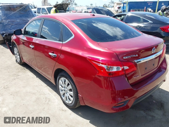 2017 Nissan Sentra S with VIN 3N1AB7AP6HY404508, listed as a IAAI auction lot 41943134 with 54,649 mi miles and . Bid and sale history available at carsss.com. Image 3.