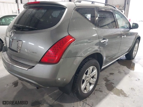 2006 Nissan Murano SL with VIN JN8AZ08WX6W539416, listed as a IAAI auction lot 40696940 with 230,313 mi miles. Bid and sale history available at carsss.com. Image 4.
