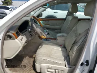 2001 Lexus LS 430 z VIN JTHBN30F210029340, wystawiony jako Copart lot #54626625 z przebiegiem 265 641 mil mil oraz Czysty tytuł • Clean title. Historia ofert i sprzedaży dostępna na DreamBid. Obrazek 7.