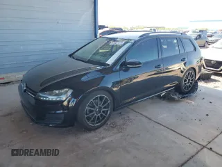 2017 Volkswagen Golf SportWagen S with VIN 3VW017AU0HM503220, listed as a Copart auction lot 61067774 with 41,155 mi miles and Salvage Title. Bid and sale history available at carsss.com. Image 1.