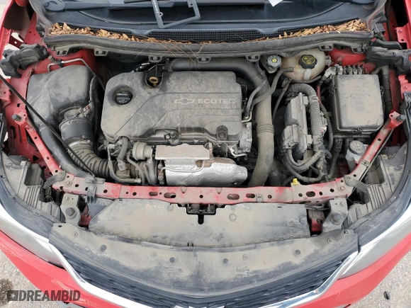 2017 Chevrolet Cruze LT with VIN 1G1BE5SM4H7105773, listed as a Copart auction lot 48922855 with 122,187 mi miles and Salvage Title. Bid and sale history available at carsss.com. Image 13.