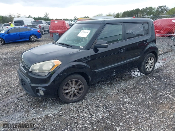2013 Kia Soul + with VIN KNDJT2A63D7509717, listed as a IAAI auction lot 41910128 with 245,025 mi miles. Bid and sale history available at carsss.com. Image 2.