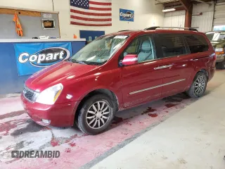 2012 Kia Sedona EX with VIN KNDMH4C75C6503969, listed as a Copart auction lot 54177734 with 190,995 mi miles and Salvage Title. Bid and sale history available at carsss.com. Image 1.