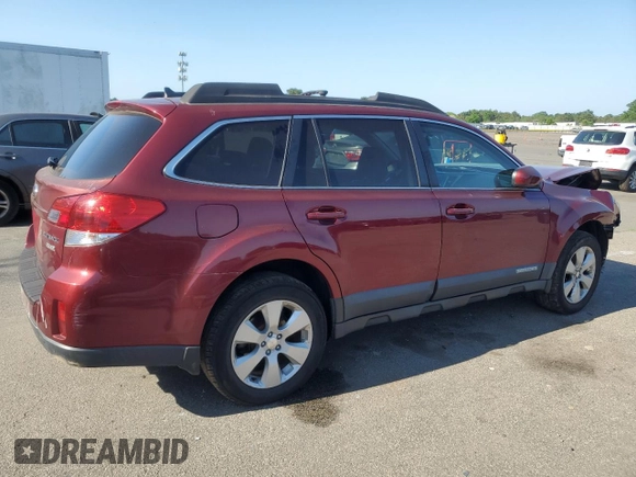 2011 Subaru Outback Limited Power Moon with VIN 4S4BRBKC7B3345878, listed as a Copart auction lot 61871205 with 157,879 mi miles and Salvage title. Bid and sale history available at DreamBid. Image 3.