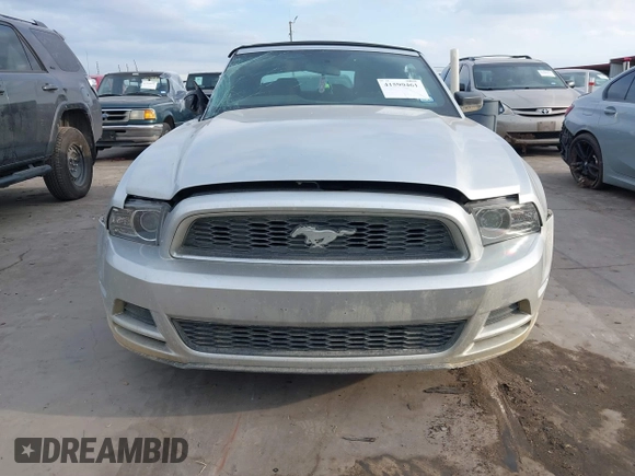 2014 Ford Mustang V6 with VIN 1ZVBP8EM8E5233906, listed as a IAAI auction lot 41590461 with 113,131 mi miles. Bid and sale history available at carsss.com. Image 12.