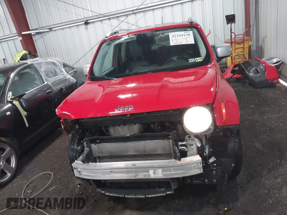 2017 Jeep Renegade Limited with VIN ZACCJADB6HPF68464, listed as a IAAI auction lot 42344138 with 91,521 mi miles and . Bid and sale history available at DreamBid. Image 13.