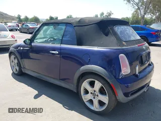 2005 MINI Convertible S with VIN WMWRH33435TF81760, listed as a IAAI auction lot 41993851 with 121,430 mi miles and . Bid and sale history available at DreamBid. Image 3.
