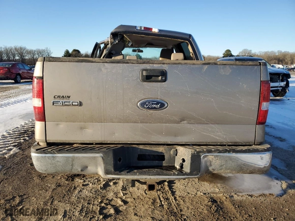 2005 Ford F-150 XLT with VIN 1FTPW12575FB16974, listed as a Copart auction lot 45990215 with 135,882 mi miles and Salvage Title. Bid and sale history available at carsss.com. Image 6.