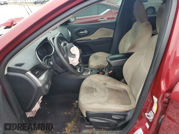 2016 Jeep Cherokee Sport z VIN 1C4PJLAB2GW207297, wystawiony jako Copart lot #60461045 z przebiegiem 146 175 mil mil oraz Szkoda całkowita • Salvage title. Historia ofert i sprzedaży dostępna na DreamBid. Obrazek 7.