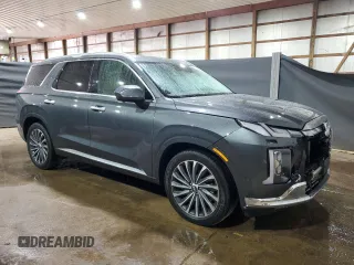 2024 Hyundai Palisade Calligraphy z VIN KM8R7DGE3RU720132, wystawiony jako Copart lot #56704085 z przebiegiem 42 314 mil mil oraz Czysty tytuł • Clean title. Historia ofert i sprzedaży dostępna na DreamBid. Obrazek 4.
