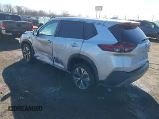 2022 Nissan Rogue SV with VIN 5N1BT3BB6NC693707, listed as a IAAI auction lot 41547713 with 53,949 mi miles. Bid and sale history available at carsss.com. Image 3.