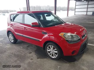 2012 Kia Soul + with VIN KNDJT2A69C7432852, listed as a IAAI auction lot 41960420 with NaN miles. Bid and sale history available at carsss.com. Image 1.