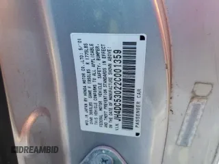 2002 Acura RSX Type S with VIN JH4DC53022C001359, listed as a Copart auction lot 46293935 with 294,429 mi miles and Salvage Title. Bid and sale history available at carsss.com. Image 15.