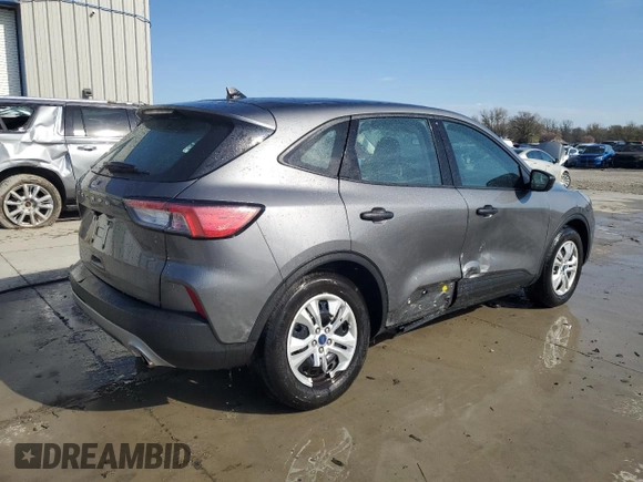 2022 Ford Escape S with VIN 1FMCU0F6XNUB51291, listed as a Copart auction lot 50967505 with 46,807 mi miles and Salvage title. Bid and sale history available at DreamBid. Image 3.