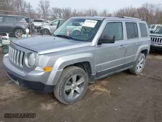 2017 Jeep Patriot High Altitude with VIN 1C4NJRFB6HD205939, listed as a IAAI auction lot 41554570 with 104,071 mi miles. Bid and sale history available at carsss.com. Image 2.