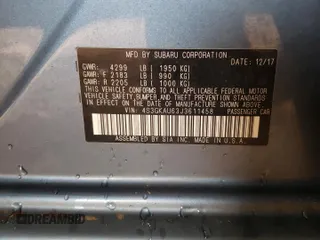 2018 Subaru Impreza Limited with VIN 4S3GKAU63J3611458, listed as a Copart auction lot 51298824 with Not provided miles and Salvage title. Bid and sale history available at DreamBid. Image 12.