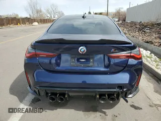2022 BMW M4 Competition xDrive with VIN WBS43AZ01NCK91432, listed as a Copart auction lot 45240805 with 29,227 mi miles and Salvage Title. Bid and sale history available at carsss.com. Image 6.