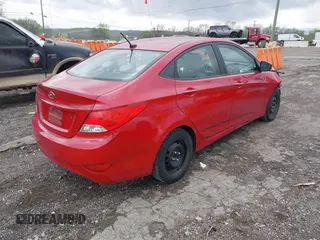 2013 Hyundai Accent GLS with VIN KMHCT4AE7DU420984, listed as a IAAI auction lot 42016902 with 145,166 mi miles and . Bid and sale history available at carsss.com. Image 4.