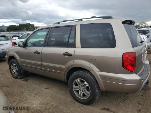 2004 Honda Pilot EX with VIN 2HKYF18604H616337, listed as a Copart auction lot 48923445 with 222,022 mi miles and Salvage Title. Bid and sale history available at carsss.com. Image 2.