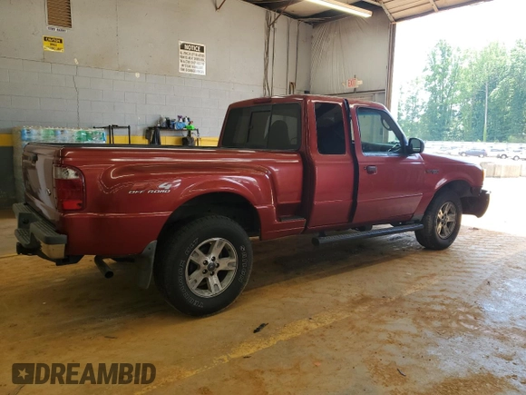 2003 Ford Ranger XL Fleet with VIN 1FTZR45E23PB21049, listed as a Copart auction lot 57033605 with 152,889 mi miles and Salvage title. Bid and sale history available at DreamBid. Image 3.