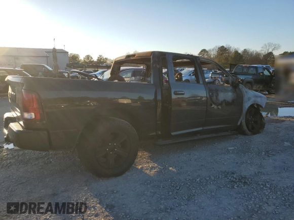 2018 Ram 1500 Night with VIN 1C6RR7MT5JS152282, listed as a Copart auction lot 42986395 with 0 mi miles and Salvage Title. Bid and sale history available at carsss.com. Image 3.