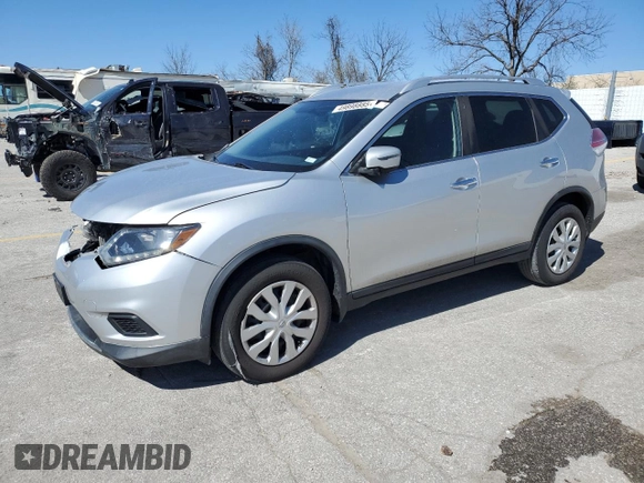 2016 Nissan Rogue S z VIN KNMAT2MV3GP714199, wystawiony jako Copart lot #49898885 z przebiegiem 97 590 mil mil oraz Szkoda całkowita • Salvage title. Historia ofert i sprzedaży dostępna na DreamBid. Obrazek 1.