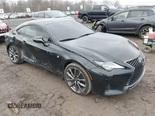 2022 Lexus RC with VIN JTHGZ5DC7N5011561, listed as a IAAI auction lot 41807322 with 45,015 mi miles. Bid and sale history available at carsss.com. Image 1.