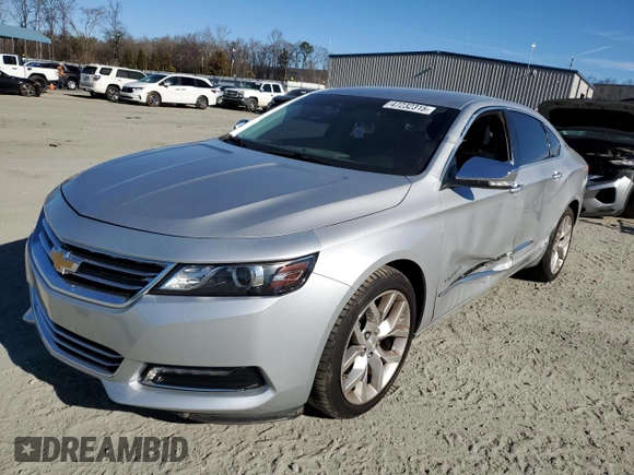 2018 Chevrolet Impala Premier with VIN 2G1125S39J9141183, listed as a Copart auction lot 47232315 with 150,917 mi miles and Salvage Title. Bid and sale history available at DreamBid. Image 1.