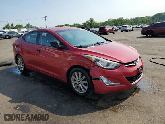 2014 Hyundai Elantra SE z VIN KMHDH4AEXEU049682, wystawiony jako Copart lot #60430585 z przebiegiem 154 815 mil mil oraz Szkoda całkowita • Salvage title. Historia ofert i sprzedaży dostępna na DreamBid. Obrazek 4.