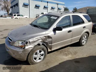 2009 Kia Sorento LX with VIN KNDJC735295870621, listed as a Copart auction lot 44742855 with 120,156 mi miles and Salvage Title. Bid and sale history available at carsss.com. Image 1.