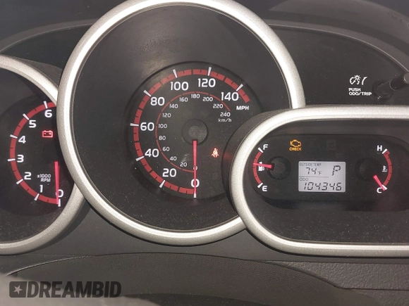 2009 Toyota Matrix S with VIN 2T1KE40E19C017471, listed as a IAAI auction lot 42525120 with 104,346 mi miles and . Bid and sale history available at DreamBid. Image 7.