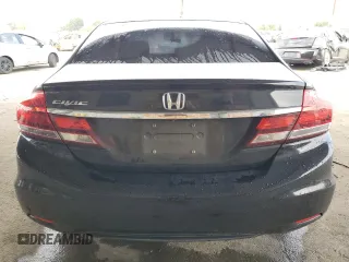 2014 Honda Civic EX-L with VIN 19XFB2F9XEE225725, listed as a Copart auction lot 52593905 with 140,534 mi miles and Salvage Title. Bid and sale history available at DreamBid. Image 6.