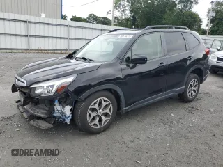 2019 Subaru Forester Premium with VIN JF2SKAGC3KH540554, listed as a Copart auction lot 58574215 with 107,706 mi miles and Salvage title. Bid and sale history available at DreamBid. Image 1.