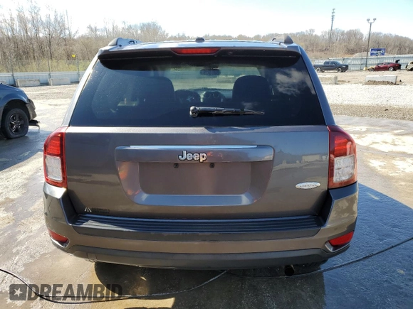 2016 Jeep Compass High Altitude Edition with VIN 1C4NJCEA4GD792582, listed as a Copart auction lot 48812395 with 181,896 mi miles and Salvage Title. Bid and sale history available at carsss.com. Image 6.