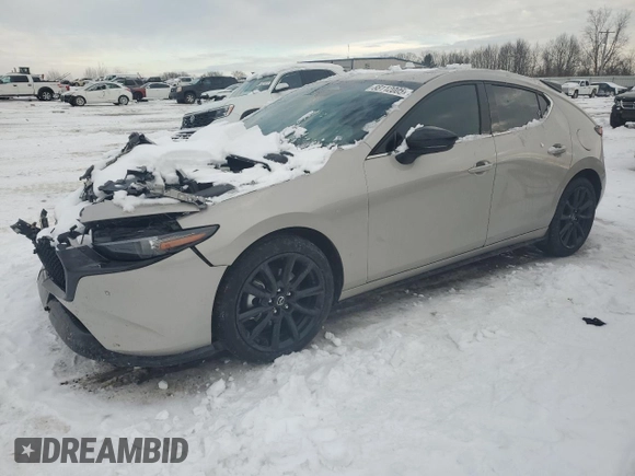 2024 Mazda 3 Premium Plus with VIN JM1BPBNY7R1652507, listed as a Copart auction lot 88112005 with 16,587 mi miles and Salvage title. Bid and sale history available at DreamBid. Image 1.