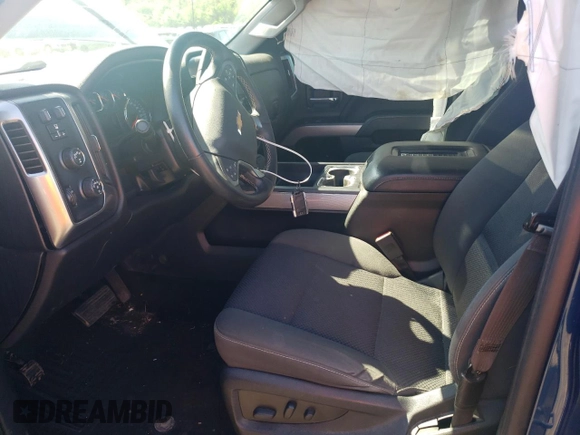2017 Chevrolet Silverado 1500 LT with VIN 1GCVKREC2HZ372079, listed as a Copart auction lot 55375635 with 84,762 mi miles and Salvage Title. Bid and sale history available at DreamBid. Image 7.