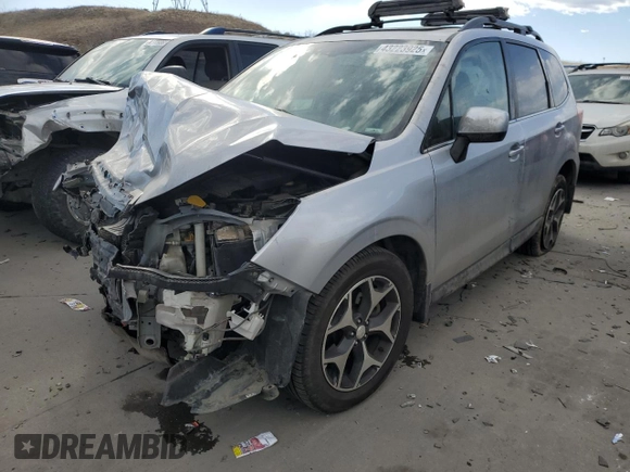 2015 Subaru Forester 2.0XT Premium with VIN JF2SJGDC5FH429634, listed as a Copart auction lot 43223925 with 128,284 mi miles and Salvage Title. Bid and sale history available at carsss.com. Image 1.