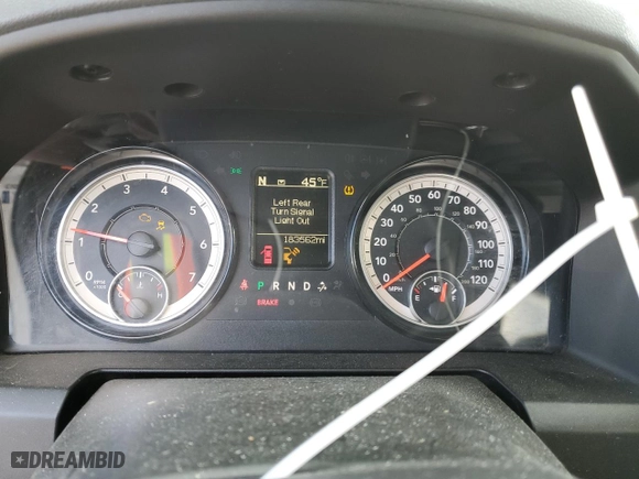 2018 Ram 1500 Big Horn with VIN 1C6RR7LT6JS306211, listed as a Copart auction lot 43805405 with 183,562 mi miles and Salvage Title. Bid and sale history available at carsss.com. Image 9.