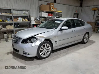 2008 Infiniti M z VIN JNKAY01E78M600315, wystawiony jako Copart lot #57425045 z przebiegiem 180 600 mil mil oraz Szkoda całkowita • Salvage title. Historia ofert i sprzedaży dostępna na DreamBid. Obrazek 1.