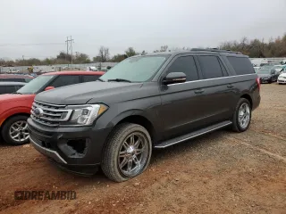 2018 Ford Expedition Max XLT with VIN 1FMJK1JT1JEA70992, listed as a Copart auction lot 82154604 with 154,050 mi miles and Salvage Title. Bid and sale history available at DreamBid. Image 1.