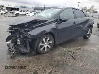 2018 Toyota Mirai with VIN JTDBVRBD0JA004219, listed as a Copart auction lot 45021775 with 112,508 mi miles and Salvage title. Bid and sale history available at DreamBid. Image 1.