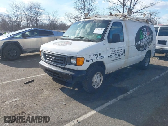 2007 Ford Econoline Cargo Commercial with VIN 1FTNE24L77DA39517, listed as a IAAI auction lot 41453216 with Not provided miles and . Bid and sale history available at DreamBid. Image 2.