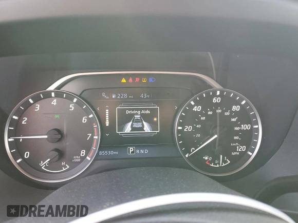 2021 Nissan Titan SV with VIN 1N6AA1EEXMN520417, listed as a Copart auction lot 46589185 with 85,530 mi miles and Salvage Title. Bid and sale history available at DreamBid. Image 9.