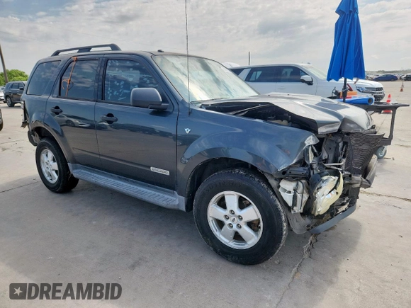 2008 Ford Escape XLT with VIN 1FMCU03128KA81939, listed as a Copart auction lot 63922515 with 182,089 mi miles and Salvage title. Bid and sale history available at DreamBid. Image 4.