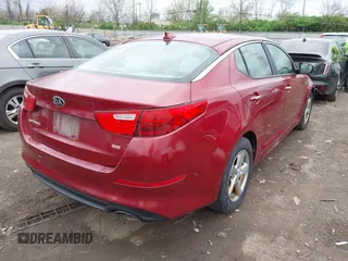 2015 Kia Optima LX with VIN 5XXGM4A75FG418535, listed as a IAAI auction lot 42087315 with 152,800 mi miles. Bid and sale history available at carsss.com. Image 4.