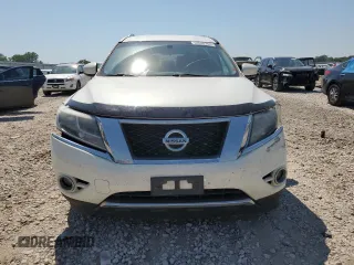 2013 Nissan Pathfinder SV with VIN 5N1AR2MM2DC671348, listed as a Copart auction lot 58635704 with 143,505 mi miles and Salvage Title. Bid and sale history available at carsss.com. Image 5.