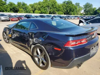 2014 Chevrolet Camaro LT with VIN 2G1FC1E31E9187152, listed as a Copart auction lot 62467045 with Not provided miles and Salvage title. Bid and sale history available at DreamBid. Image 2.