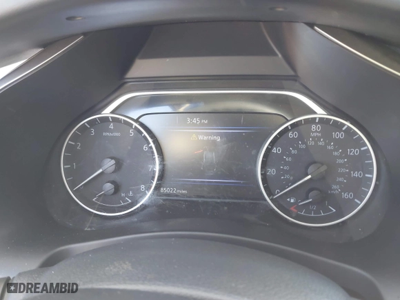2020 Nissan Murano S with VIN 5N1AZ2AJ3LN152063, listed as a IAAI auction lot 41376186 with 85,022 mi miles. Bid and sale history available at carsss.com. Image 7.