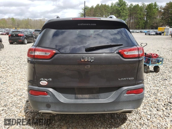 2016 Jeep Cherokee Limited z VIN 1C4PJMDS5GW121242, wystawiony jako Copart lot #55732455 z przebiegiem 132 318 mil mil oraz Szkoda całkowita • Salvage title. Historia ofert i sprzedaży dostępna na DreamBid. Obrazek 6.
